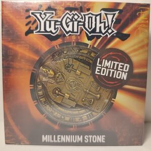 Yugioh Millennium Stone Medallion Official Konami Metal Collectible Figurine